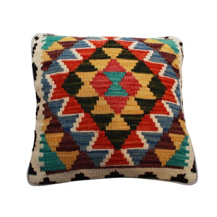 Kézi szövésű díszpáran 45x45 Kilim párnahuzat