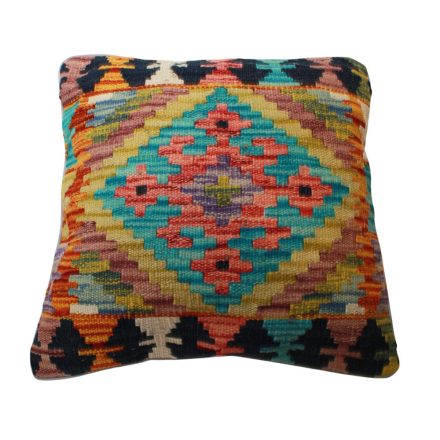 Kézi szövésű díszpáran 45x45 Kilim párnahuzat