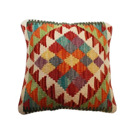 Kilim díszpárna 45x45 kézi szövésű párnahuzat