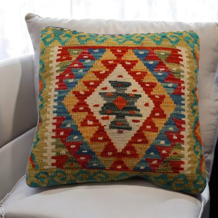 Kilim díszpárna 45x45 kézi szövésű Kelim párnahuzat