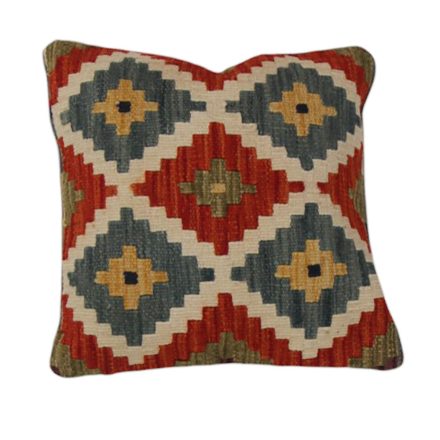 Kilim párnahuzat 45x45 kézi szövésű díszpárna