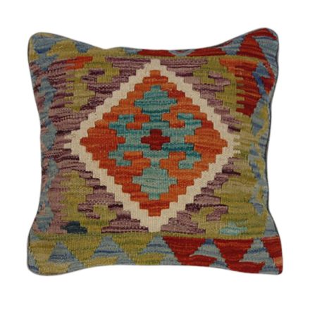 Kilim díszpárna 45x45 kézi szövésű párnahuzat