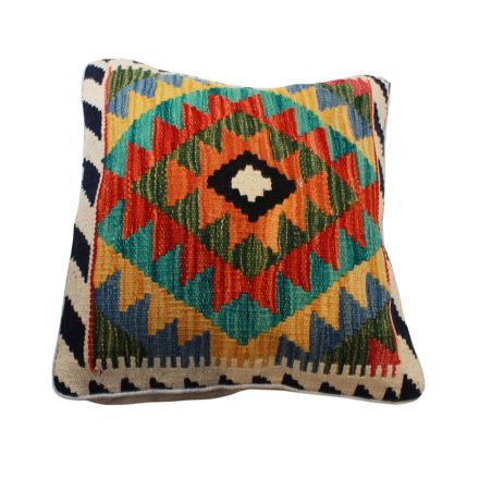 Kilim díszpárna 45x45 kézi szövésű párnahuzat