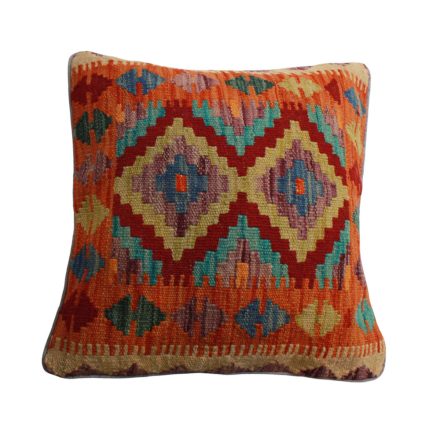 Kilim díszpárna 45x45 kézi szövésű párnahuzat