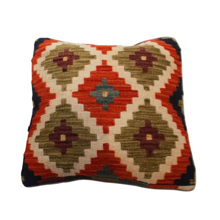 Kilim díszpárna 45x45 kézi szövésű párnahuzat