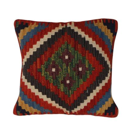 Kilim díszpárna 45x45 kézi szövésű párnahuzat