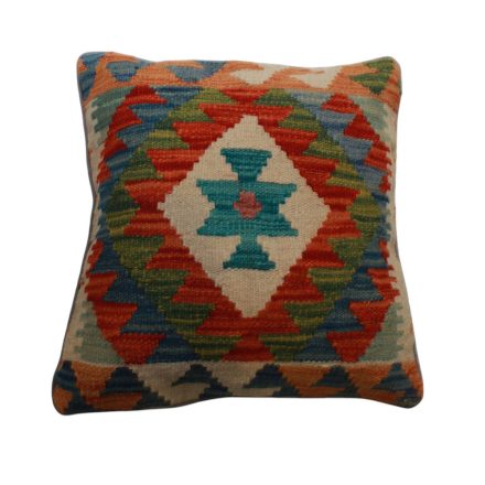 Kilim díszpárna 45x45 kézi szövésű párnahuzat