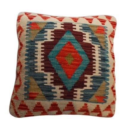 Kilim díszpárna 45x45 kézi szövésű párnahuzat