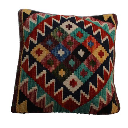 Kilim díszpárna 45x45 kézi szövésű párnahuzat