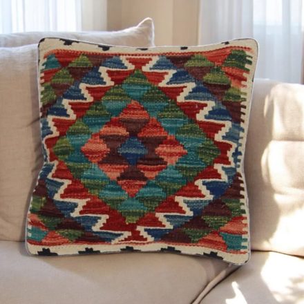 Kilim párna 45x45 kézi szövésű párnahuzat - parna498
