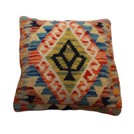 Kézi szövésű Kilim párnahuzat 45x45 afgán díszpárna