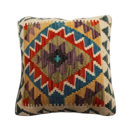 Kézi szövésű díszpáran 45x45 Kilim párnahuzat