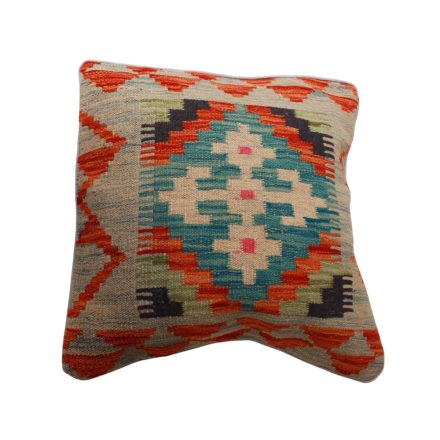 Kézi szövésű Kilim párnahuzat 45x45 afgán díszpárna