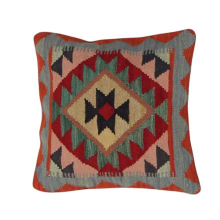 Kézi szövésű párnahuzat 45x45 Kilim díszpárna