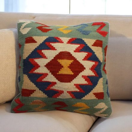 Kézi szövésű díszpárna 45x45 Kilim párnahuzat - parna523