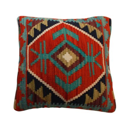 Afgán Kilim párnahuzat 45x45 kézi szövésű párna