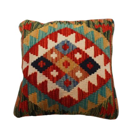 Kilim díszpárna 45x45 kézi szövésű párnahuzat