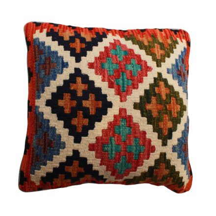 Kézi szövésű párnahuzat 45x45 Kilim díszpárna