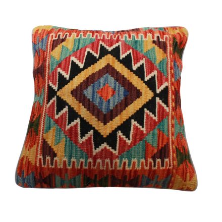 Kézi szövésű díszpáran 45x45 Kilim párnahuzat