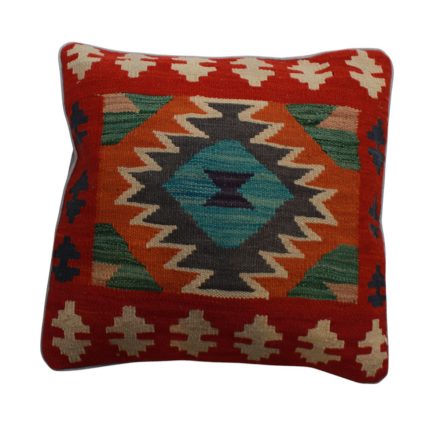 Kilim díszpárna 45x45 kézi szövésű párnahuzat