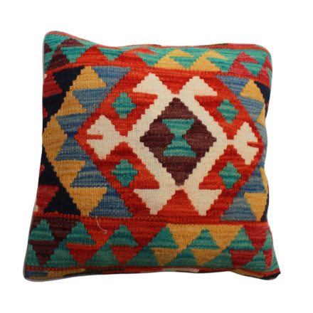 Kilim díszpárna 45x45 kézi szövésű párnahuzat