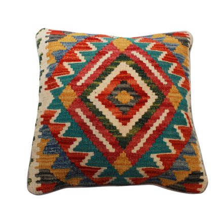 Kilim díszpárna 45x45 kézi szövésű párnahuzat