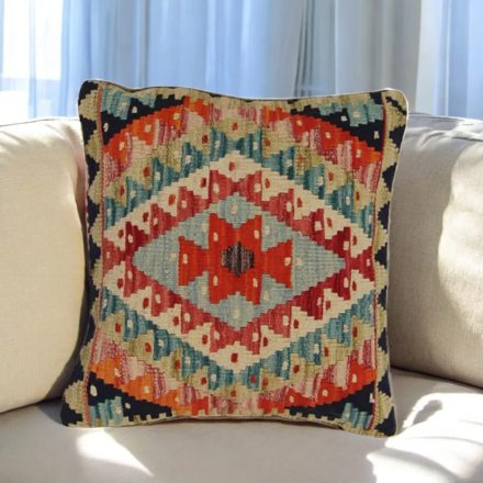 Kézi szövésű Kilim párnahuzat 45x45 afgán díszpárna - parna618