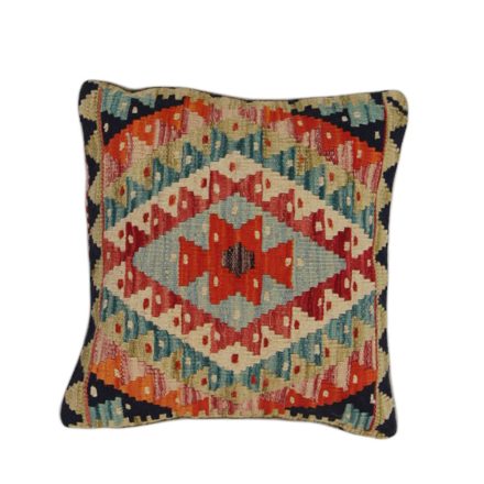 Kilim díszpárna 45x45 kézi szövésű párnahuzat