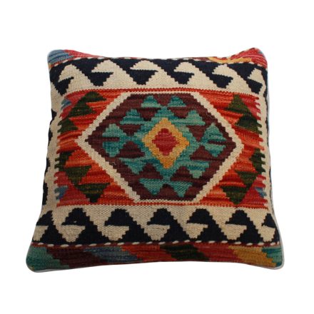 Kézi szövésű Kilim párnahuzat 45x45 afgán díszpárna