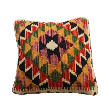 Kilim díszpárna 45x45 kézi szövésű párnahuzat