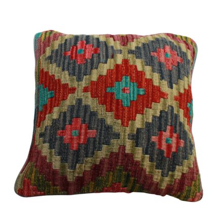 Kilim díszpárna 45x45 kézi szövésű párnahuzat