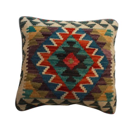 Kilim díszpárna 45x45 kézi szövésű párnahuzat