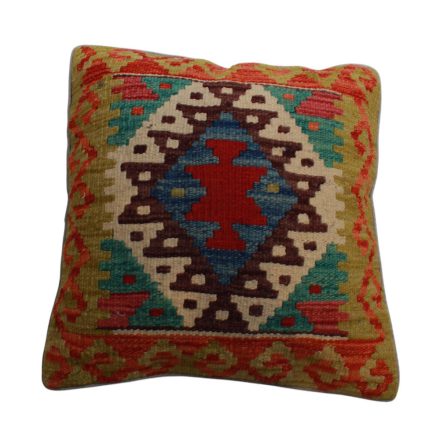 Kilim díszpárna 45x45 kézi szövésű párnahuzat