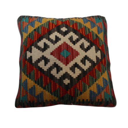 Afgán Kilim párnahuzat 45x45 kézi szövésű párna