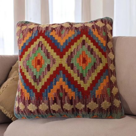 Kézi szövésű párnahuzat 45x45 Kilim díszpárna - parna688