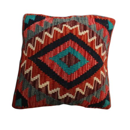 Kilim díszpárna 45x45 kézi szövésű párnahuzat