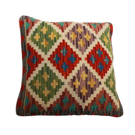 Kilim díszpárna 45x45 kézi szövésű párnahuzat