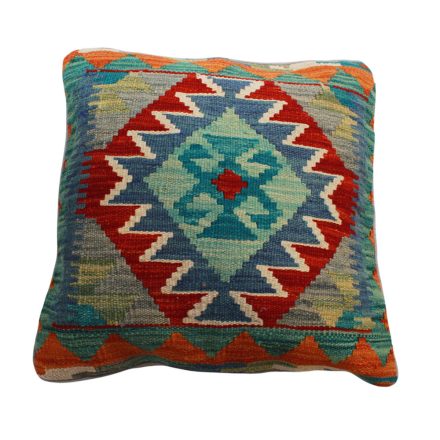 Afgán Kilim párnahuzat 45x45 kézi szövésű párna