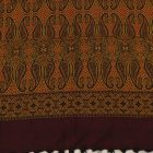 Sál fekete-arany 215x105 elegáns női sál pamutból