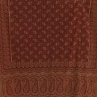 Elegáns női vállkendő 215x105 bordó pamut sál