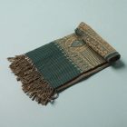 Elegáns sál 215x105 zöld vékony női férfi sál