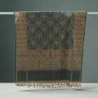 Elegáns sál 215x105 zöld vékony női férfi sál