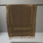 Elegáns sál sötét zöld 215x105 vékony női sál