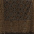 Nagy sál sötét zöld-fekete 215x105 nagyméretű férfi női vállkendő