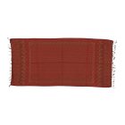 Keleti mintás sál 215x105 piros pamut vállkendő