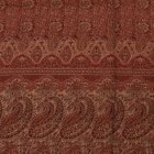 Sál piros 215x105 nagyméretű női kendő pamutból