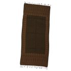 Elegáns női sál 215x105 sötét zöld autentikus mintával