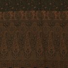 Elegáns női sál 215x105 sötét zöld autentikus mintával