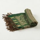 Nagy sál zöld 215x105 nagyméretű női férfi vállkendő