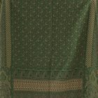 Nagy sál zöld 215x105 nagyméretű női férfi vállkendő